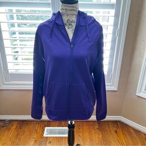 Women’s Nike Therma-Fit Full Zip Hoodie - Dark Purple - Small